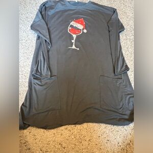 Christmas wine shirt